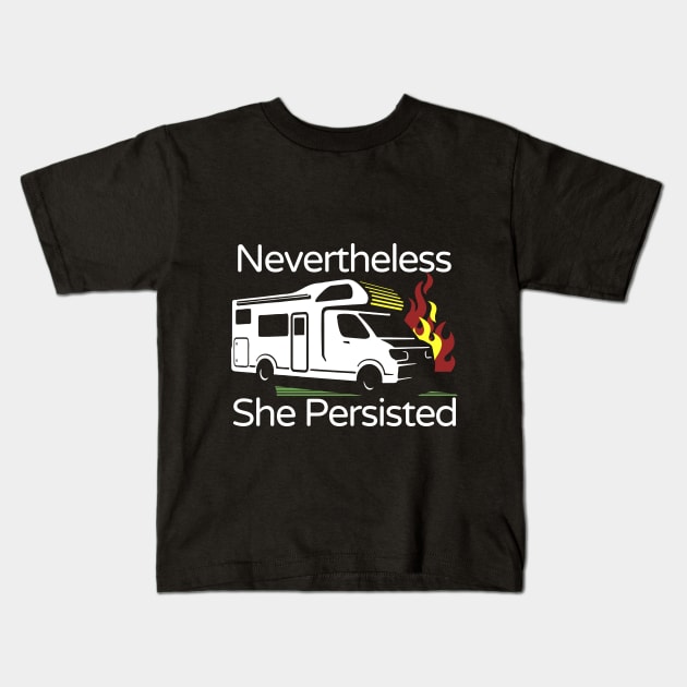 Nevertheless She Persisted Kids T-Shirt by Swagazon